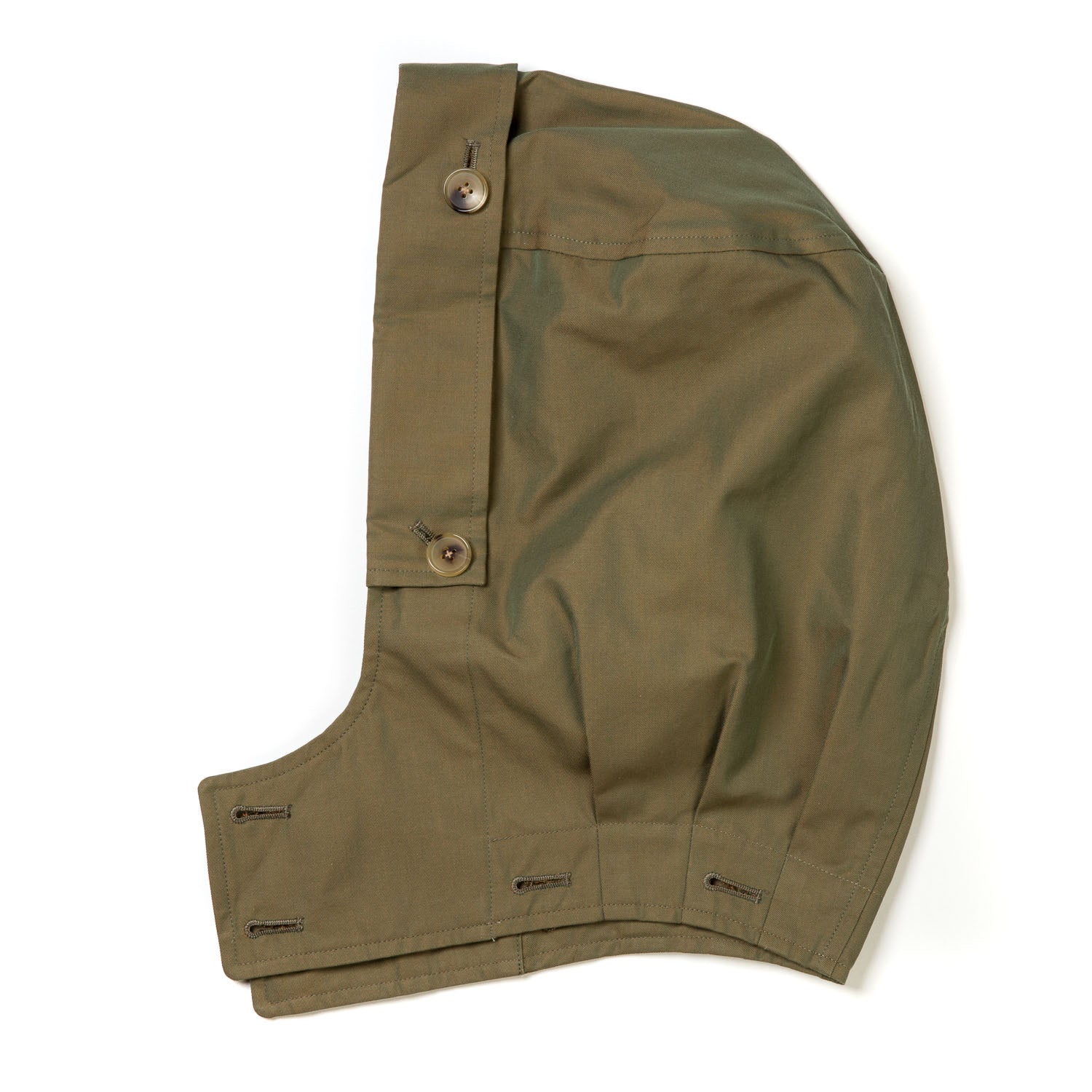 Kapuze aus japanischem Baumwoll-Gabardine